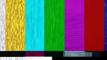Blurry "No Signal" text on a vintage TV screen

