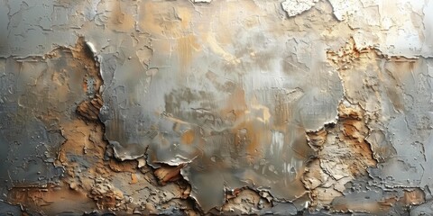 Naklejka premium Rusty Wall Texture and Color, Artistic Appreciation