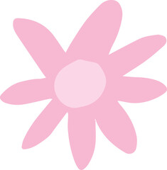 Pink Abstract Flower