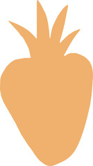 Orange Abstract Turnip