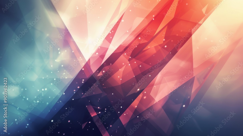 Aufkleber Abstract background with polygonal shapes and a modern, futuristic feel.