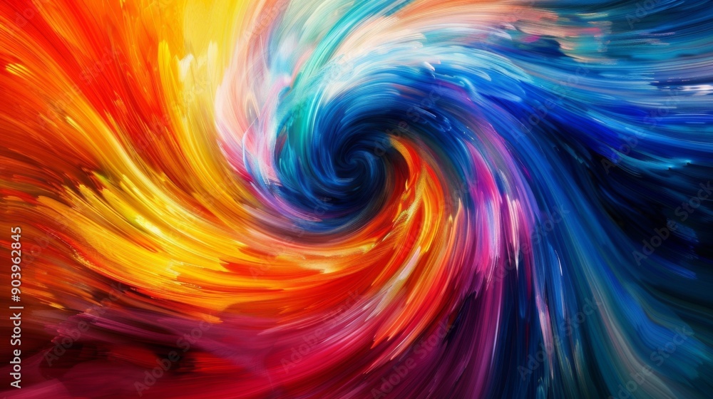 Fototapete abstract background with swirling, vibrant colors creating a dynamic flow.