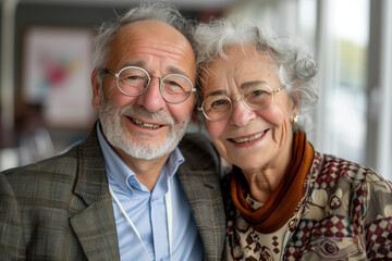 portrait of senior couple