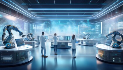 "Innovative Lab: The Cutting-Edge World of Future AI Technology"