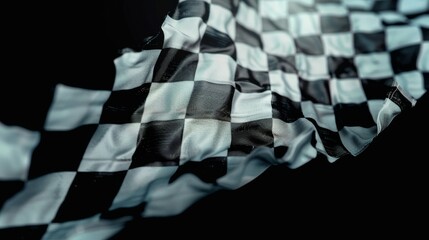 Checkered race flag
