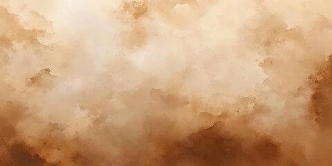 Obraz premium brown watercolor background, beige watercolor texture,