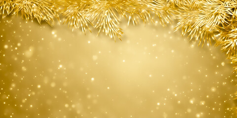 キラキラした金色の背景