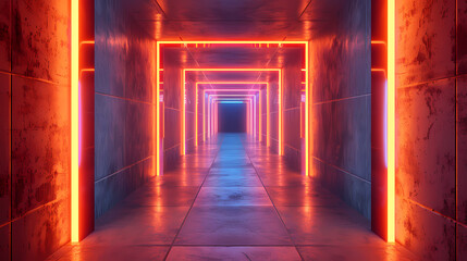 Neon corridor