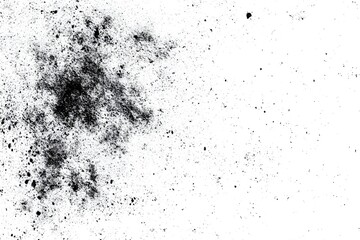 Abstract dust particle and dust grain texture on white background, dirt overlay or screen effect use for grunge background vintage style