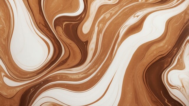 brown liquid marble abstract background design backdrop copy space