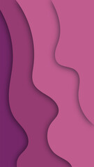 Abstract paper cut shape wave background