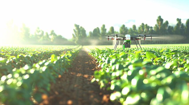 AI systems providing precise farming techniques to enhance crop yields.