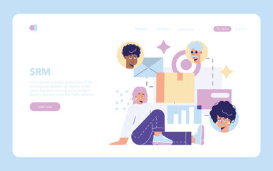 Purchasing Innovation. Flat Vector Illustration