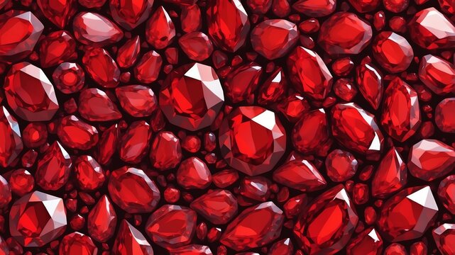 red gemstone pattern abstract background design backdrop copy space