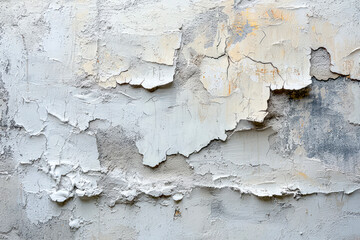 Obraz premium Abstract Concrete Wall Texture with Plaster and Painted Blank Space - Creative Background for Content Creators