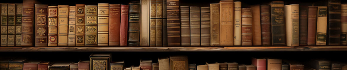 old books on a shelf