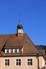 Obraz premium Ansicht des Klosters Beuron auf der Schwäbischen Alb in Baden-Württemberg 