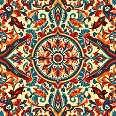 pattern with flowers, seamless floral pattern