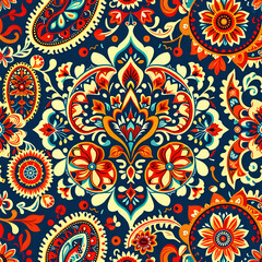 pattern with flowers, seamless floral pattern