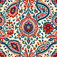 pattern with flowers, seamless floral pattern