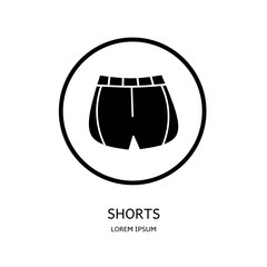 Logo vector design for business. Shorts logos.