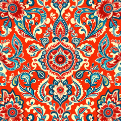 pattern with flowers, seamless floral pattern