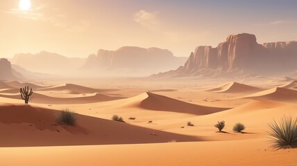 desert landscape background art design backdrop copy space