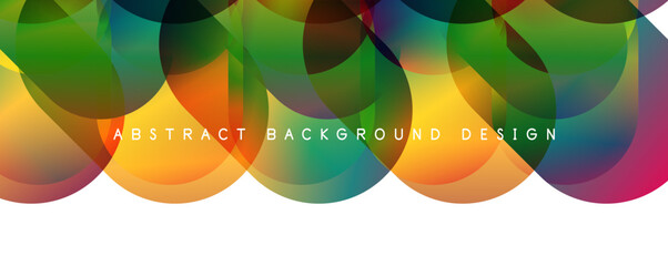 Fototapeta premium Trendy simple fluid color gradient abstract background with circles and shapes. Vector Illustration For Wallpaper, Banner, Background, Card, Book Illustration, landing page