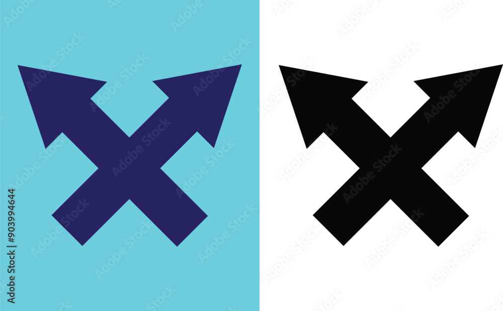 Poster set of arrow vector icons. blue and black arrow collection. vector icons of arrows and pointers. vec