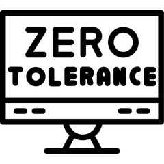 Zero Tolerance Icon