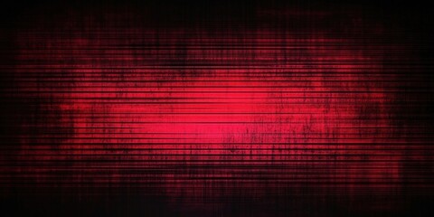 , Red grunge background with horizontal lines Dark red texture for poster,red retro cctv or vhs video  noise background texture