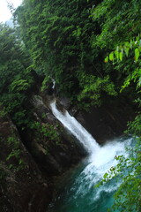 Obraz premium 【長野県南木曽町】柿其渓谷の牛ヶ滝