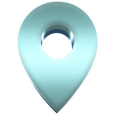 Location navigation icon pin