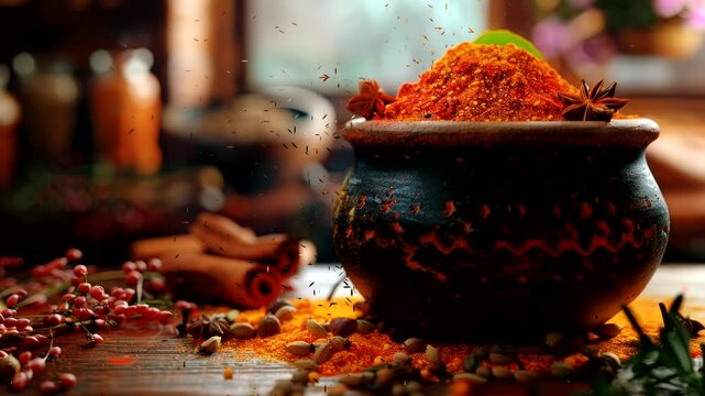 Spice Symphony: Aromatic Medley in a Bowl