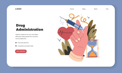 Euthanasia. Flat Vector Illustration