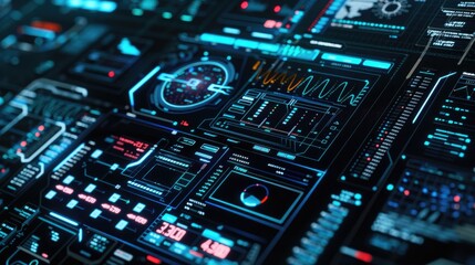 A detailed view of an AI diagnostic interface, highlighting complex algorithms and data processing capabilities.