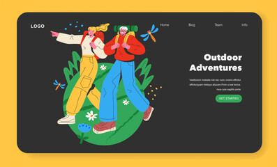 Final Days Summer Vacation. Flat Vector Illustration