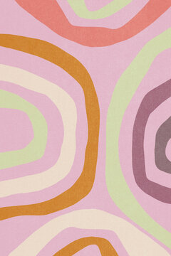Playful fun abstract composition