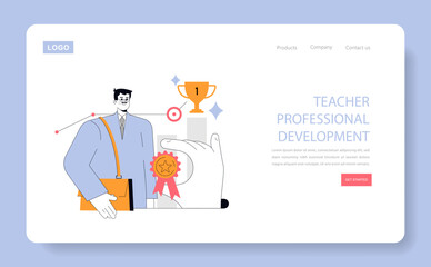 education. Flat Vector Illustration