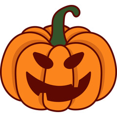 Halloween Pumpkin Illustration