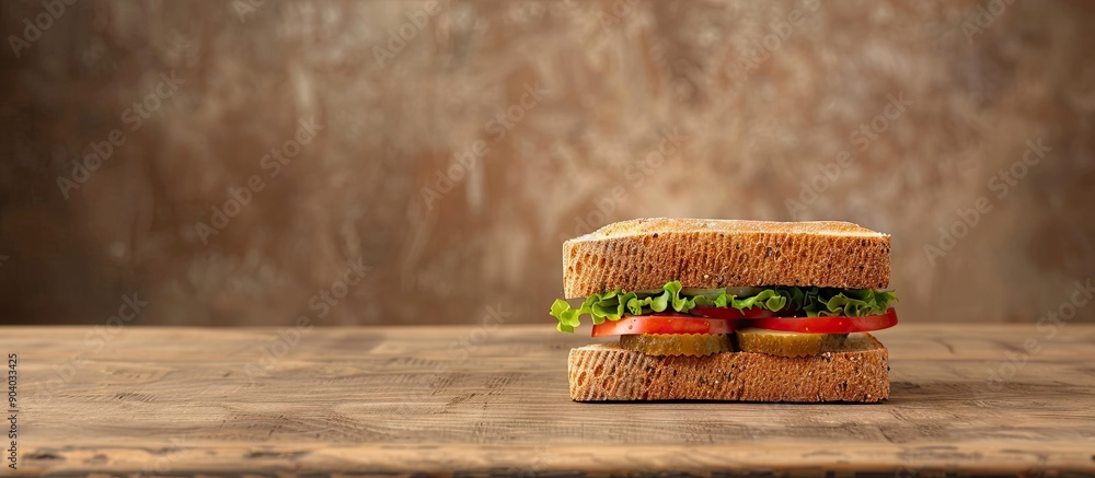 Poster sandwich with copy space image