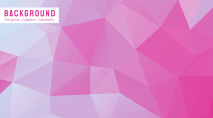 Obraz premium Geometric Pink Purple Polygonal Abstract Texture Background