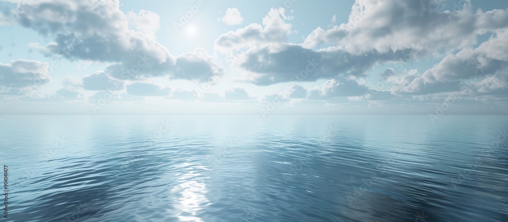 Poster tranquil wallpaper featuring serene waters with empty space for images. . image with copy space