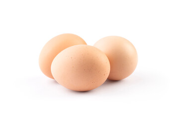 eggs isolated on white background