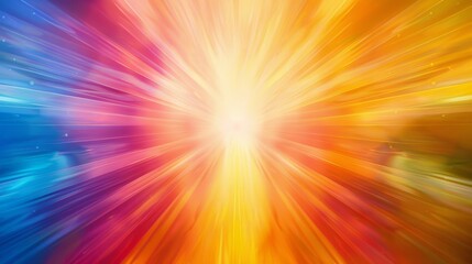 Obraz premium Vibrant explosion of colors in a dynamic blend of light, ideal for backgrounds and artistic creations
