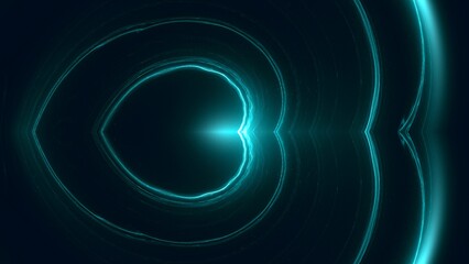 energievoller leuchtender Lichtschweif, Blitz, Energie, Reaktion, Spannung, Technik, Wissenschaft,...