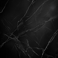 Black marble texture with white veins.