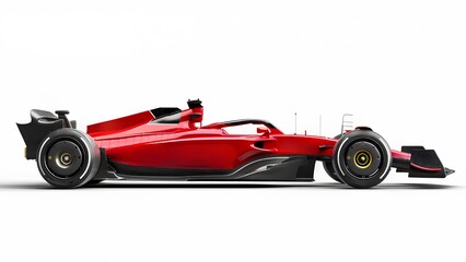 Racing car isolate on white background
