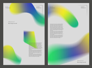 gradient fluid abstract covers or posters illustration, suitable for backgrounds, ads, social media, etc.