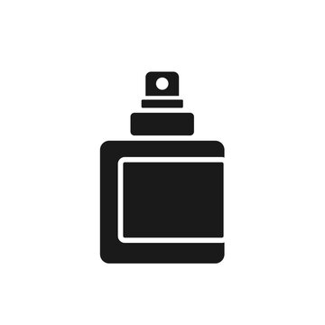 black perfume bottle spray clip art preview